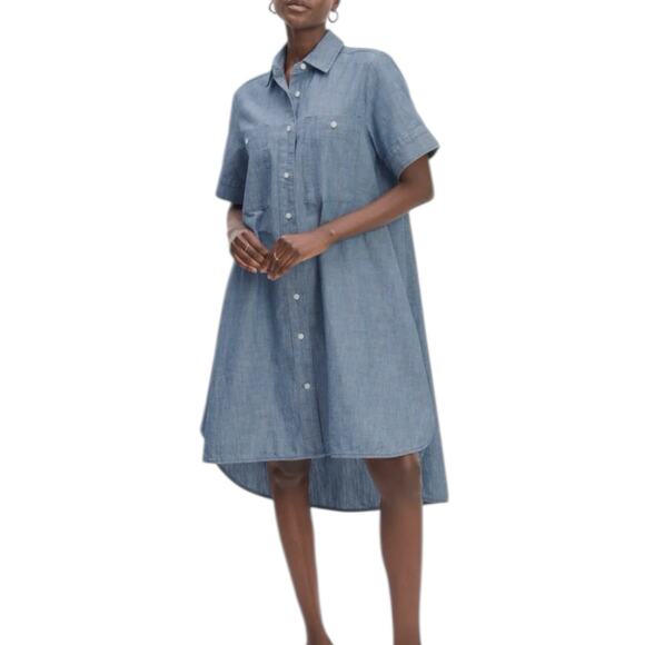 Everlane Dresses & Skirts - NWD Everlane The Daytripper Shirt Dress Blue Denim Chambray Size XL